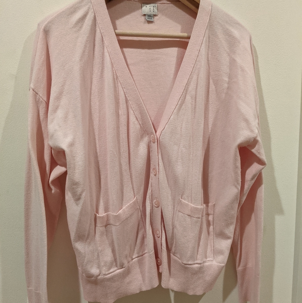 A New Day Light Pink Cardigan